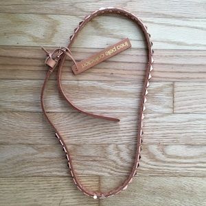 Linea Pelle Collection Tan Leather Belt.